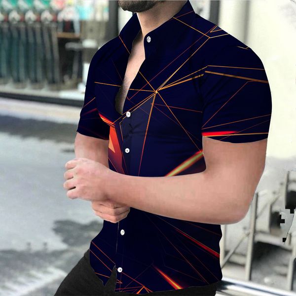 men's casual shirts summer geometric 3d printing men fashion turndown collar buttoned shirt short sleeve cardigan streetwear 230329, White;black
men's casual shirts summer geometric 3d printing men fashion turndown collar buttoned shirt short sleeve cardigan streetwear 230329, White;black