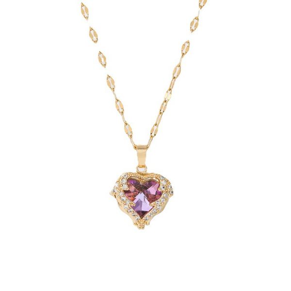 heart of the ocean love necklace titanic colorful water gold pendant non-fading wedding party jewelry, Silver
heart of the ocean love necklace titanic colorful water gold pendant non-fading wedding party jewelry, Silver