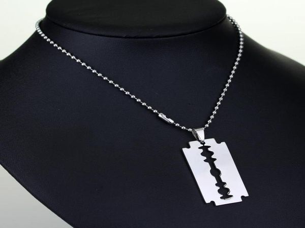 chains stainless steel pendant necklace ins men039s shaving blades personalized fashion7512242, Silver
chains stainless steel pendant necklace ins men039s shaving blades personalized fashion7512242, Silver