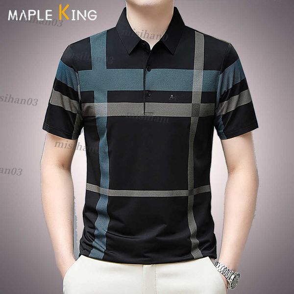 men's polos men golf shirt polo homme 2023 summer luxury designer plaid print short sleeve social business shirts mens camiseta y2303, White;black
men's polos men golf shirt polo homme 2023 summer luxury designer plaid print short sleeve social business shirts mens camiseta y2303, White;black