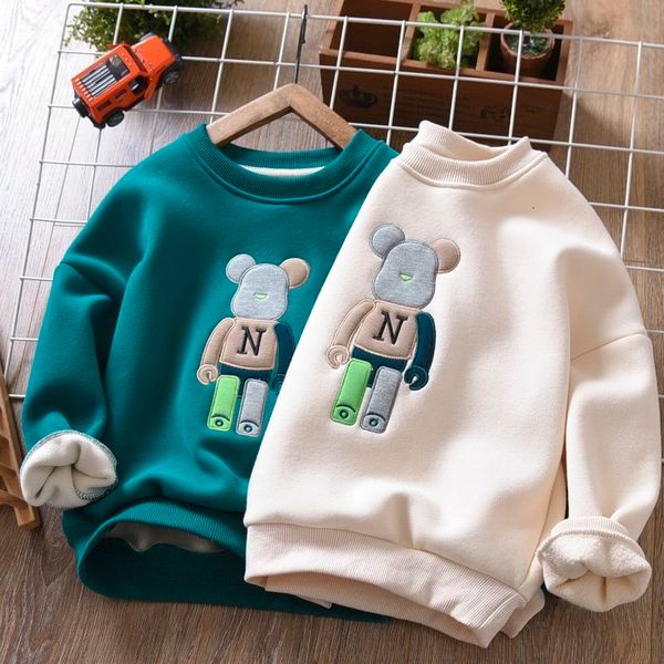 jackets boys fleece lined sweater winter children s cartoon single layer bottoming shirt 230329, Blue;gray
jackets boys fleece lined sweater winter children s cartoon single layer bottoming shirt 230329, Blue;gray