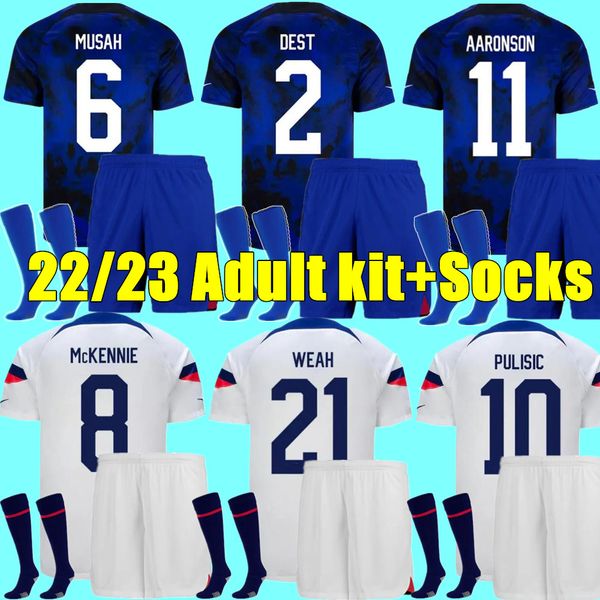 usas 2023 soccer jerseys 2022 men kids kit women pulisic aaronson mckennie reyna adams 22 23 america football t shirt american 1994 retro vi, Black
usas 2023 soccer jerseys 2022 men kids kit women pulisic aaronson mckennie reyna adams 22 23 america football t shirt american 1994 retro vi, Black