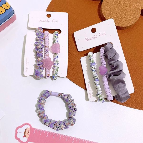 3 pcs new sweet girl dreamy purple gauze fabric large intestine hair circle fashion korean children's ponytail hair accessories, Slivery;white
3 pcs new sweet girl dreamy purple gauze fabric large intestine hair circle fashion korean children's ponytail hair accessories, Slivery;white