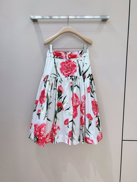 2023 printed half-length skirt a-line high waist slim pure cotton large hemline sweet holiday style, Black
2023 printed half-length skirt a-line high waist slim pure cotton large hemline sweet holiday style, Black