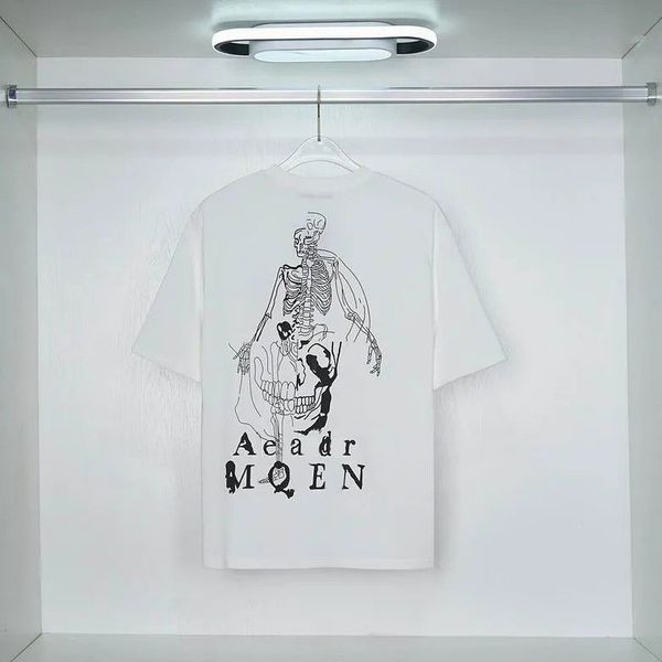 men t shirt 2023 summer mcqueen mens womens designers t-shirts tees fashion man casual chest letter shirt luxurys clothing street shorts rv, White;black
men t shirt 2023 summer mcqueen mens womens designers t-shirts tees fashion man casual chest letter shirt luxurys clothing street shorts rv, White;black