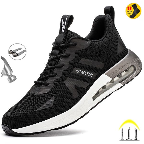 dress shoes latest air cushion mens work safety steel toe protective sneaker anti puncture boots indestructible for men 230329, Black
dress shoes latest air cushion mens work safety steel toe protective sneaker anti puncture boots indestructible for men 230329, Black