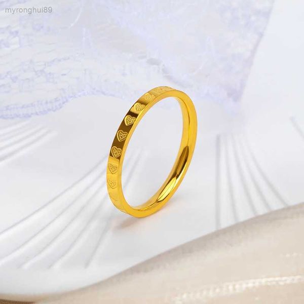 new full ring love plated with 18k non fading titanium steel simple couple female xyji, Silver
new full ring love plated with 18k non fading titanium steel simple couple female xyji, Silver