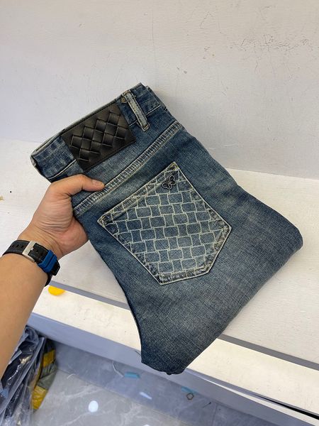 2023 men's jogger pants spring/summer new piece light color fashion bar stretch jeans soft and comfortable pants, Blue
2023 men's jogger pants spring/summer new piece light color fashion bar stretch jeans soft and comfortable pants, Blue
