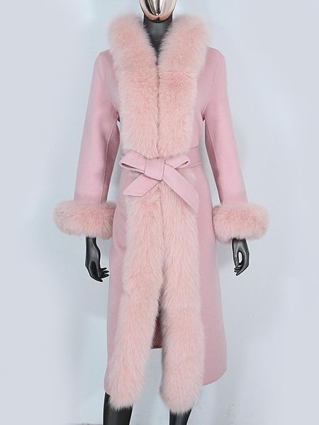 fur cxfs 2022 real fur coat winter jacket women natural fox fur collar cashmere wool blends x-long warm outerwear ladies streetwear, Black
fur cxfs 2022 real fur coat winter jacket women natural fox fur collar cashmere wool blends x-long warm outerwear ladies streetwear, Black