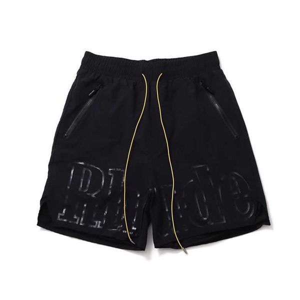 ins rhude york limited letter print drawstring casual beach shorts men's sweatpants, White;black
ins rhude york limited letter print drawstring casual beach shorts men's sweatpants, White;black