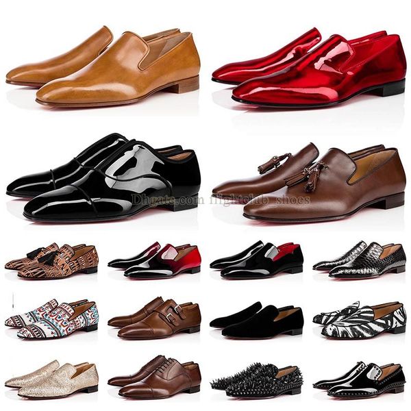 2023 famous red bottom dress shoes platform loafers rivet black red patent men luxury leather slip wedding flats dhgate bottomes louboutin s
2023 famous red bottom dress shoes platform loafers rivet black red patent men luxury leather slip wedding flats dhgate bottomes louboutin s