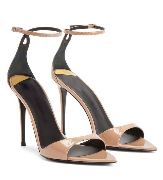 luxury summer intriigo strap sandals shoes women pointed toe patent leather high heels party dress wedding lady walking eu35-43, Black
luxury summer intriigo strap sandals shoes women pointed toe patent leather high heels party dress wedding lady walking eu35-43, Black