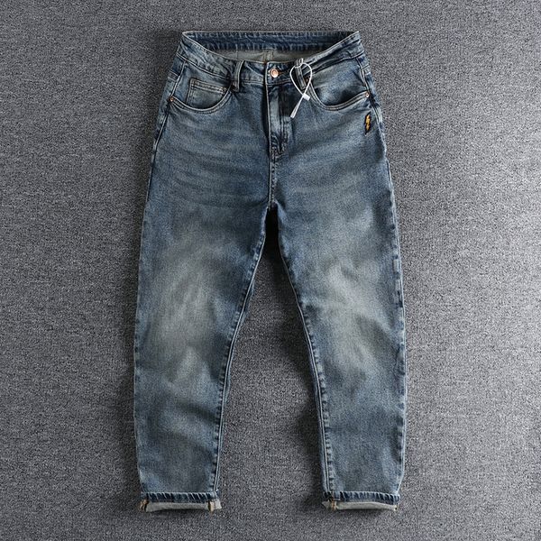 men's jeans fashion jeans men's simple embroidery loose straight elastic comfortable spring and summer youth pants 930 230329, Blue
men's jeans fashion jeans men's simple embroidery loose straight elastic comfortable spring and summer youth pants 930 230329, Blue