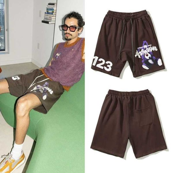 rrr123 graffiti letters cartoon printed terry shorts with three-dimensional stitching vintage brown loose fitting sanitary pants trend, Black
rrr123 graffiti letters cartoon printed terry shorts with three-dimensional stitching vintage brown loose fitting sanitary pants trend, Black