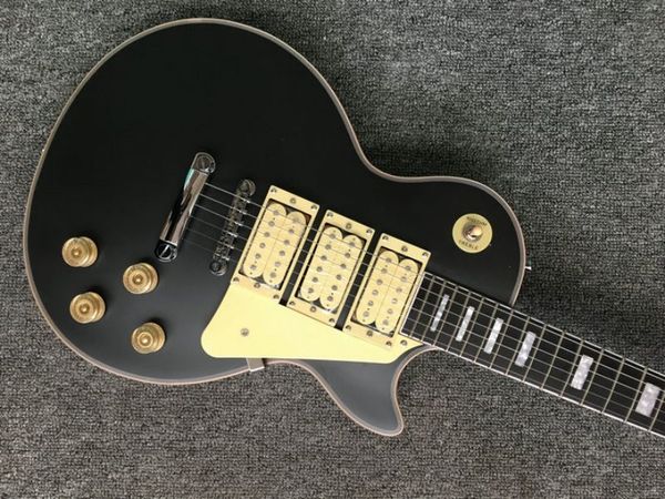 ace frehley electric guitar matte black color three humbucker pickups rosewood fingerboard
ace frehley electric guitar matte black color three humbucker pickups rosewood fingerboard