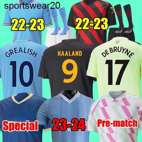 22 23 24 haaland soccer jerseys grealish sterling mans cities mahrez fans player version de bruyne foden 2023 2024 football shirt kids kit, Black;yellow
22 23 24 haaland soccer jerseys grealish sterling mans cities mahrez fans player version de bruyne foden 2023 2024 football shirt kids kit, Black;yellow