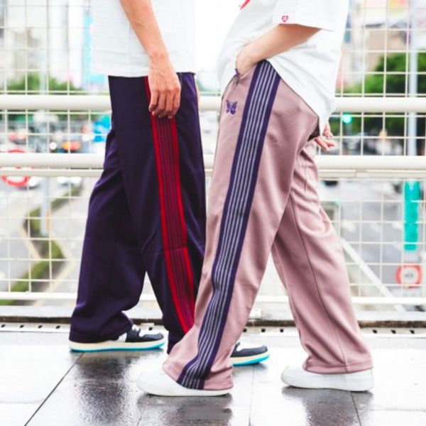 mens pants needles butterfly embroidered side ribbon men women casual pantsfashion sweatpants 230329, Black
mens pants needles butterfly embroidered side ribbon men women casual pantsfashion sweatpants 230329, Black