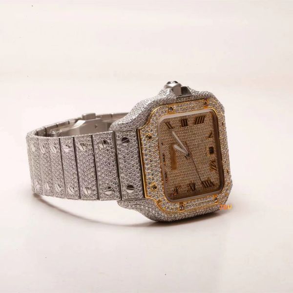 luxury watches mens watch designer watches movement watches men moissanite watch iced out watch diamond watch montre automatic mechanical wa, Slivery;brown
luxury watches mens watch designer watches movement watches men moissanite watch iced out watch diamond watch montre automatic mechanical wa, Slivery;brown