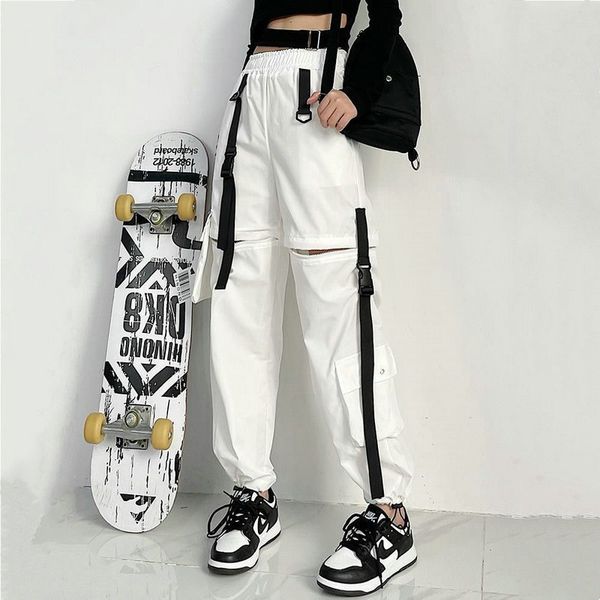 women's pants s big pockets cargo high waist loose streetwear summer baggy tactical trouser hip hop joggers female 230329, Black;white
women's pants s big pockets cargo high waist loose streetwear summer baggy tactical trouser hip hop joggers female 230329, Black;white