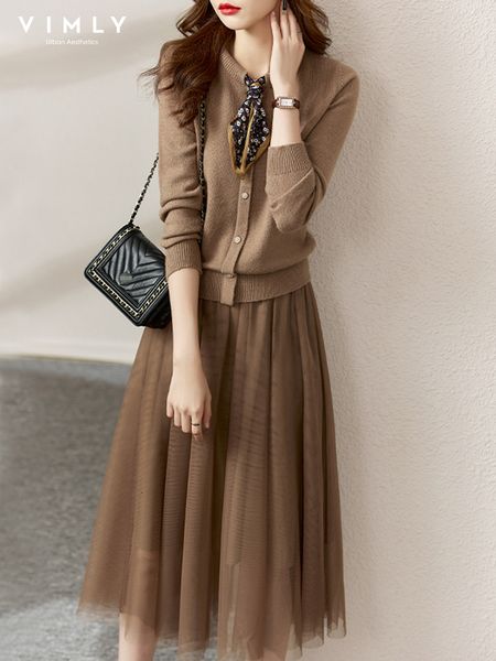 two piece dress vimly elegant sweater matching sets women jersey knitted cardigan mesh skirts two piece sets for women korean style outfits, White
two piece dress vimly elegant sweater matching sets women jersey knitted cardigan mesh skirts two piece sets for women korean style outfits, White