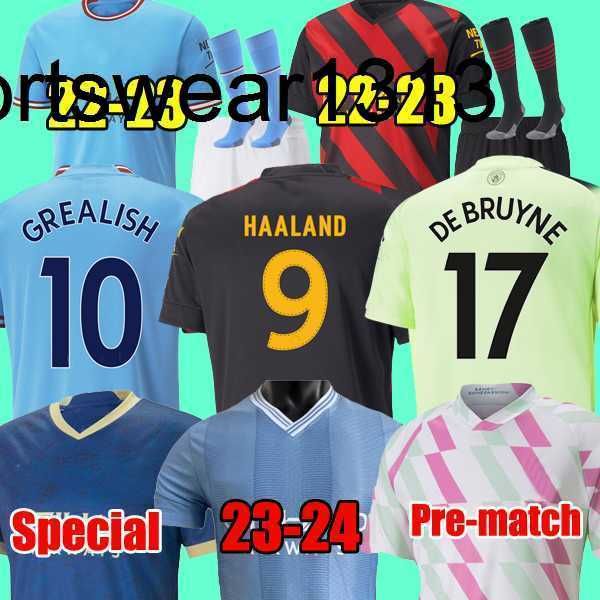 22 23 24 haaland soccer jerseys grealish sterling mans cities mahrez fans player version de bruyne foden 2023 2024 football shirt kids kit, Black;yellow
22 23 24 haaland soccer jerseys grealish sterling mans cities mahrez fans player version de bruyne foden 2023 2024 football shirt kids kit, Black;yellow