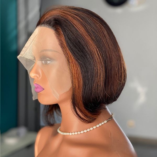 bob lace front human hair wigs with baby hair straight short bob wig for black women, Black;brown
bob lace front human hair wigs with baby hair straight short bob wig for black women, Black;brown