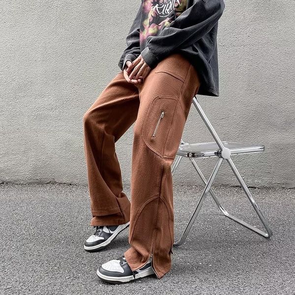 men's jeans 2023 fashion ankle zipper brown men baggy cargo pants y2k straight hip hop vintage cotton long trousers vetement homme 2303, Blue
men's jeans 2023 fashion ankle zipper brown men baggy cargo pants y2k straight hip hop vintage cotton long trousers vetement homme 2303, Blue