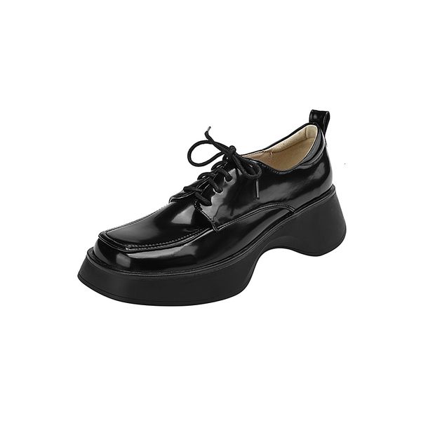 dress shoe's single shoes in spring and summer platform lace up thick heel women's 230328, Black
dress shoe's single shoes in spring and summer platform lace up thick heel women's 230328, Black