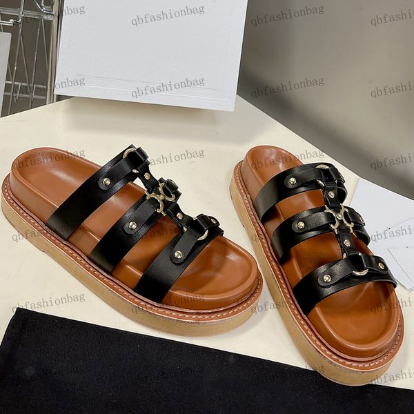 classic designer womens sandals vintage roman platform slippers hardware buckle genuine leather fish bone flats heightening mule ballet shoe, Black
classic designer womens sandals vintage roman platform slippers hardware buckle genuine leather fish bone flats heightening mule ballet shoe, Black