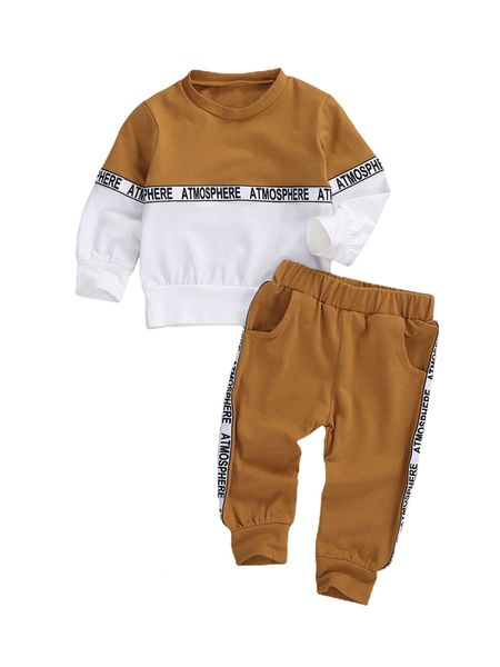 clothing sets toddler kids baby boys clothing set long sleeve letters personalized round neck hoodie and solid color elastic pants 230329, White
clothing sets toddler kids baby boys clothing set long sleeve letters personalized round neck hoodie and solid color elastic pants 230329, White