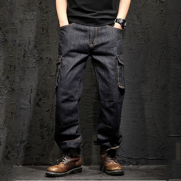 men's jeans idopy multi-pocket cargo men's jeans loose straight large size 29-46 military army denim pants trousers 230329, Blue
men's jeans idopy multi-pocket cargo men's jeans loose straight large size 29-46 military army denim pants trousers 230329, Blue