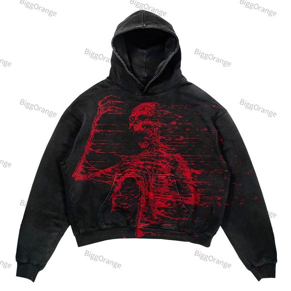 men's pants fall skull print street hip hop retro oversized hoodie fashion cotton loose gothic sweatshirt men and women hoodie 230329, Black
men's pants fall skull print street hip hop retro oversized hoodie fashion cotton loose gothic sweatshirt men and women hoodie 230329, Black