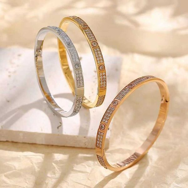 designer jewelry carti love bangle full diamond bracelet silver star women's bracelet rose gold texture sparkle diamond exquisite popul, Black
designer jewelry carti love bangle full diamond bracelet silver star women's bracelet rose gold texture sparkle diamond exquisite popul, Black