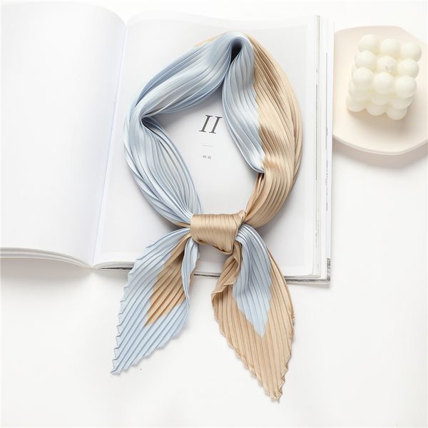 scarves designer small crinkle scarf women square silk neck scarfs pleated print luxury brand scarves for ladies hairband foulard 230328, Blue;gray
scarves designer small crinkle scarf women square silk neck scarfs pleated print luxury brand scarves for ladies hairband foulard 230328, Blue;gray