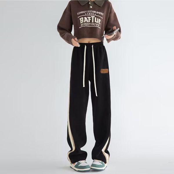 women's pants s 2023 fashion cargo female arrival elastic waist wide leg trousers ladies korean high street pant 230329, Black;white
women's pants s 2023 fashion cargo female arrival elastic waist wide leg trousers ladies korean high street pant 230329, Black;white