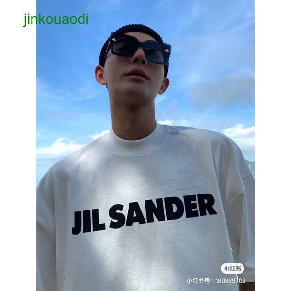 jier sanders t shirt 23 spring and summer new leisure fashion simple letter printing loose slim men women same style couple 4s22, White
jier sanders t shirt 23 spring and summer new leisure fashion simple letter printing loose slim men women same style couple 4s22, White