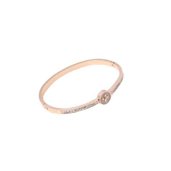 fashion classic four-leaf clover bracelet fritillaria diamond stainless steel 18k gold plated ladies valentine's day mother's day, White
fashion classic four-leaf clover bracelet fritillaria diamond stainless steel 18k gold plated ladies valentine's day mother's day, White