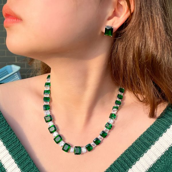 trendy lab emerald diamond jewelry set 14k gold wedding chocker necklace earrings for women bridal sets engagement jewelry, Slivery;golden
trendy lab emerald diamond jewelry set 14k gold wedding chocker necklace earrings for women bridal sets engagement jewelry, Slivery;golden