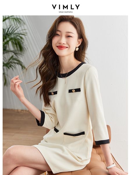 casual dresses vimly french straight thin tweed dresses for women spring vintage o-neck elegant three quarter sleeve pocket mini dress 23032, Black;gray
casual dresses vimly french straight thin tweed dresses for women spring vintage o-neck elegant three quarter sleeve pocket mini dress 23032, Black;gray