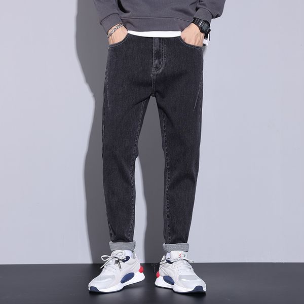 men's jeans fashion men's solid denim jeans plus size smart casual cargo joggers trousers streetwear straight pants korean style, Blue
men's jeans fashion men's solid denim jeans plus size smart casual cargo joggers trousers streetwear straight pants korean style, Blue