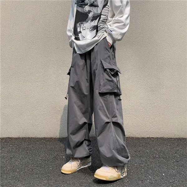 men's pants high street cargo multipockets oversize cargopants american retro hip hop baggy men skateboard pant streetwear gray 230329, Black
men's pants high street cargo multipockets oversize cargopants american retro hip hop baggy men skateboard pant streetwear gray 230329, Black