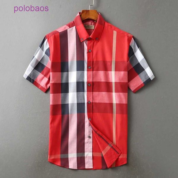 brand burbersys clothes summer new bblbur british fashion check short-sleeved shirt men's loose large striped cotton i88a, White;black
brand burbersys clothes summer new bblbur british fashion check short-sleeved shirt men's loose large striped cotton i88a, White;black