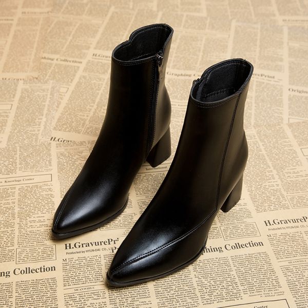 boots ankle boots for women's thick heel spring summer autumn single boots pointed high heels 7cm nude shoes mid-heel fashion 230329, Black
boots ankle boots for women's thick heel spring summer autumn single boots pointed high heels 7cm nude shoes mid-heel fashion 230329, Black