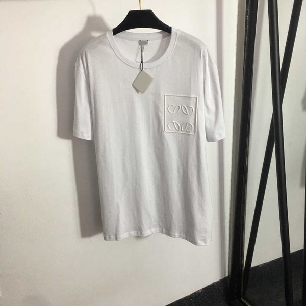 23ss womens t-shirt womens designer clothing womens round neck chest stereo logo letter loose short sleeve t-shirt women clothes, White
23ss womens t-shirt womens designer clothing womens round neck chest stereo logo letter loose short sleeve t-shirt women clothes, White