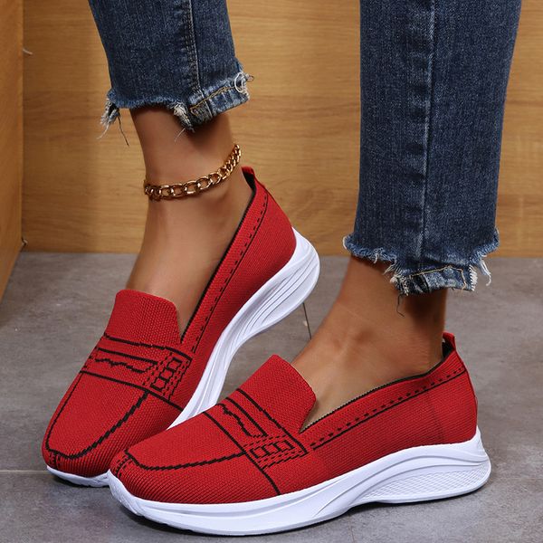 dress shoes women flats elasticity knitting casual female retro round toe solid color sneaker flat footware size 44 230328, Black
dress shoes women flats elasticity knitting casual female retro round toe solid color sneaker flat footware size 44 230328, Black