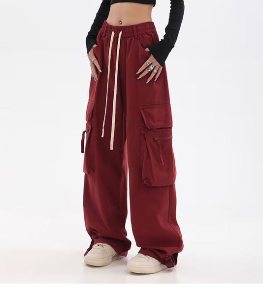 women's pants s vintage cargo solid color streetwear low waist trousers female 2023 spring autumn overalls baggy straight 230329, Black;white
women's pants s vintage cargo solid color streetwear low waist trousers female 2023 spring autumn overalls baggy straight 230329, Black;white