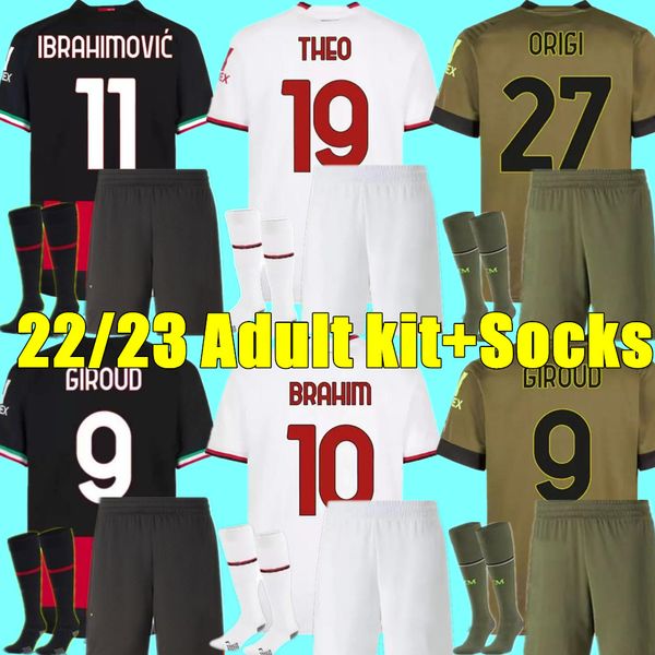 ibrahimovic 22 23 soccer jersey ac milans giroud r. leao bennacer kessie romagnoli calhanoglu tonali rebic 2022 2023 football shirt maillot, Black
ibrahimovic 22 23 soccer jersey ac milans giroud r. leao bennacer kessie romagnoli calhanoglu tonali rebic 2022 2023 football shirt maillot, Black