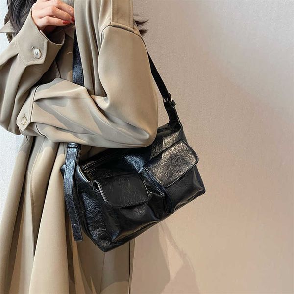 shoulder bags vintage crossbody for women winter trend female double pocket lady handbags fashion hand bag brown 230322
shoulder bags vintage crossbody for women winter trend female double pocket lady handbags fashion hand bag brown 230322
