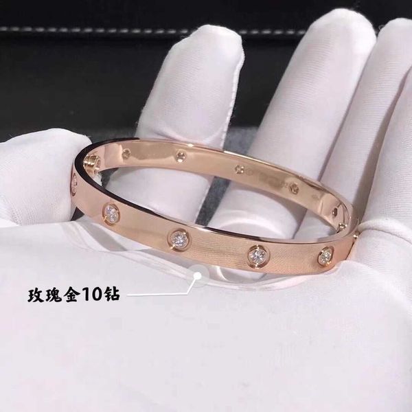 designer jewelry carti love bangle couple's hand full of diamond men's and women's wide narrow version classic bracelet star, Black
designer jewelry carti love bangle couple's hand full of diamond men's and women's wide narrow version classic bracelet star, Black