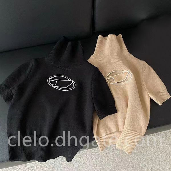 fashion women's t shirt knitted short sleeve high neck short sleeve black pink apricot sml, White
fashion women's t shirt knitted short sleeve high neck short sleeve black pink apricot sml, White